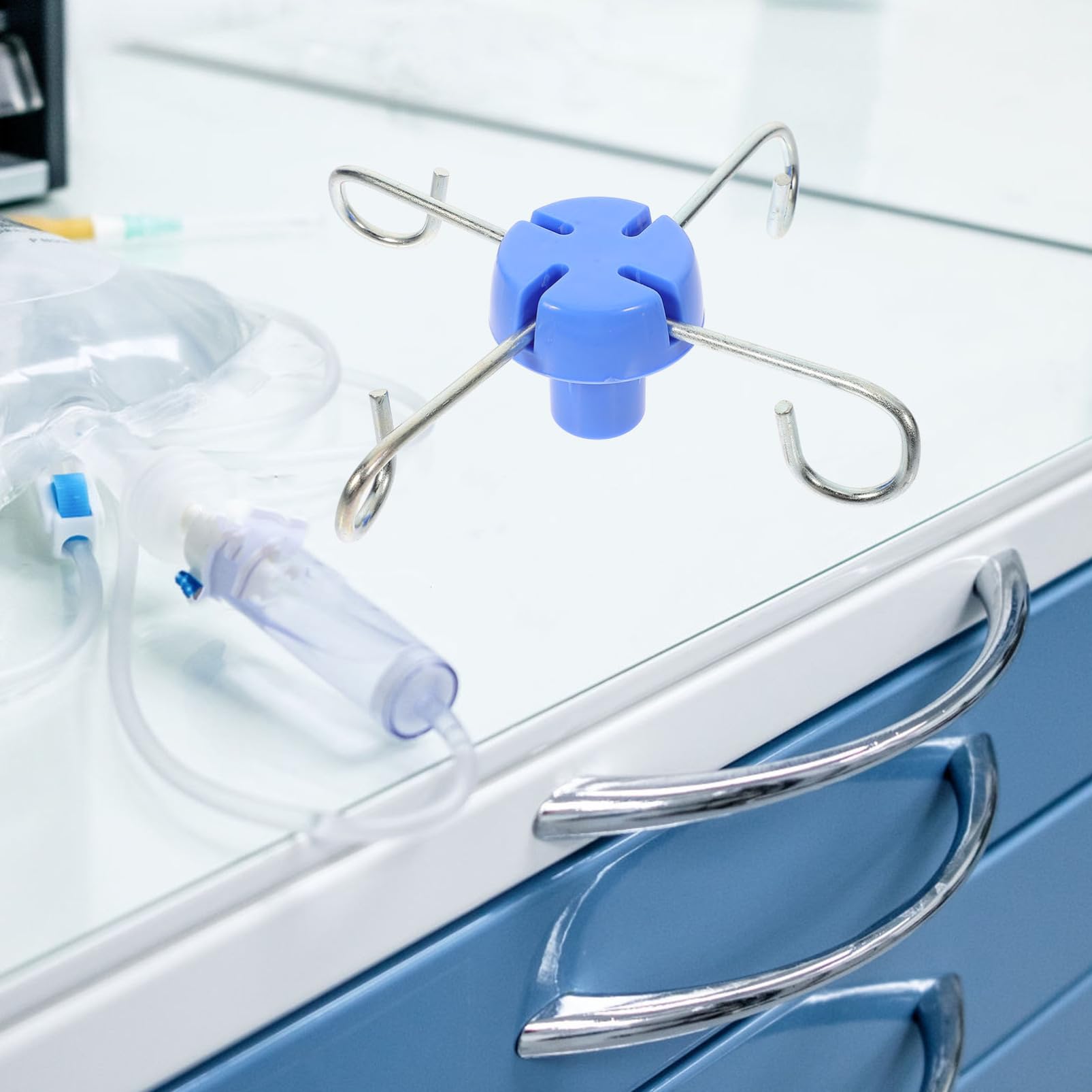Holibanna 5piezas Soporte De Suero Ganchos Portátiles Accesorios Médicos Optimización De Espacio Resistente y Duradero