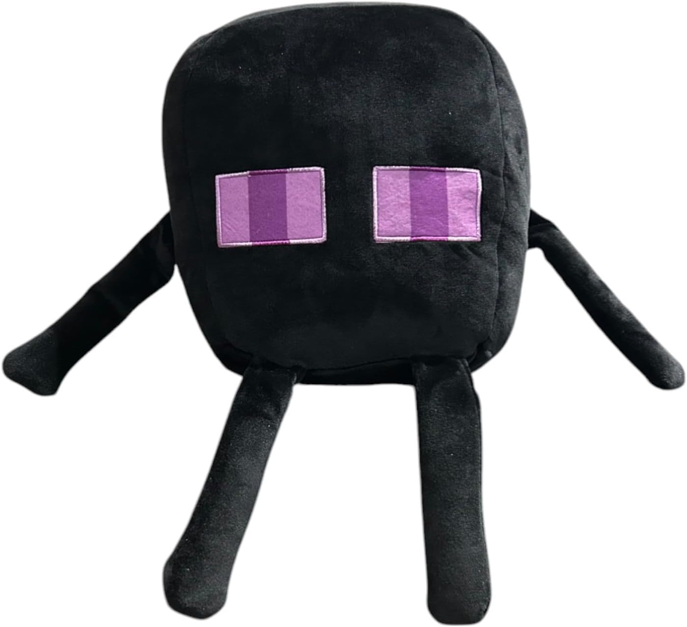 Minecraft Enderman Cuutopia Plush Toy, Black with Purple Accents, 11 in Minecraft Enderman Cuutopia Plush Toy, Black with Purple Accents, 11 in
