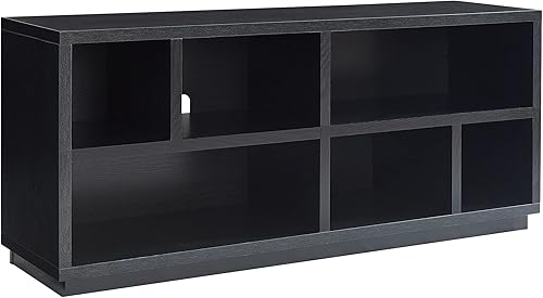 Bowman - Soporte rectangular para TV de hasta 65 pulgadas en grano negro