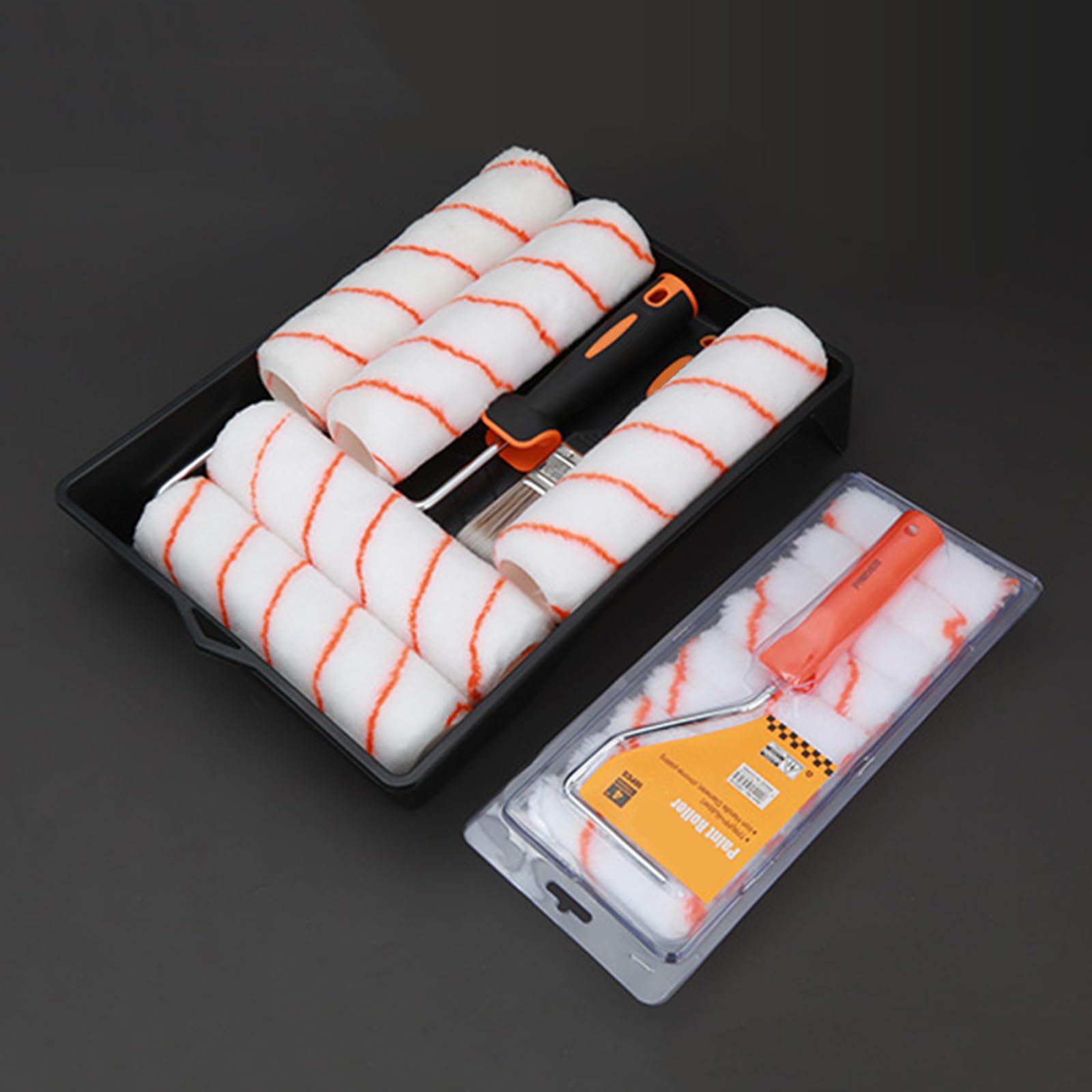 Juego de rodillos de pintura profesional con 5 rodillos para