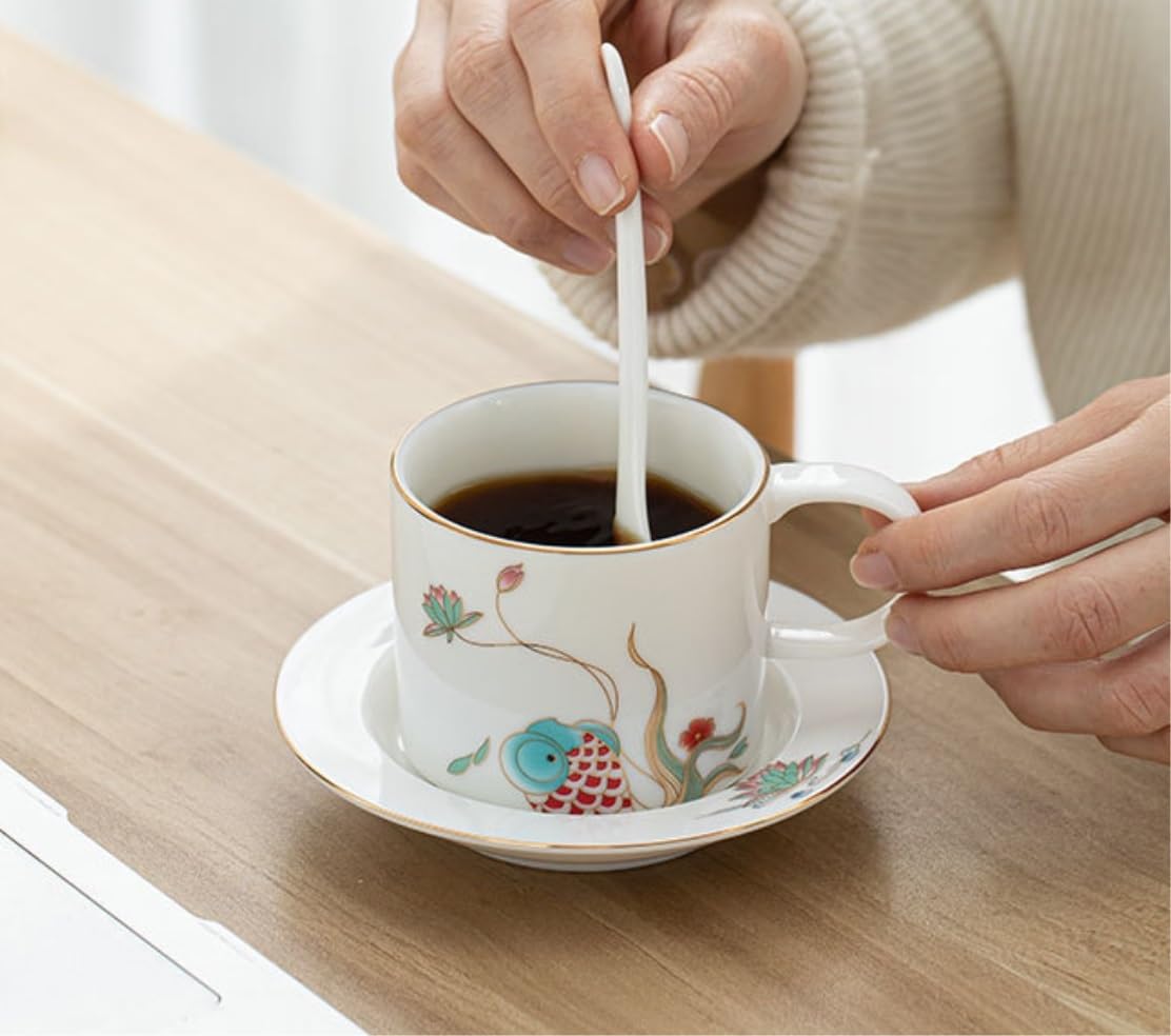 Tassen Tassen Becher Keramik Kaffeetasse Haushaltsmilch Tasse Frühstück Haferflocken Tasse Exquisite Trinkbecher Tasse Kaffeetassen (Color : C, Size : 300ml)