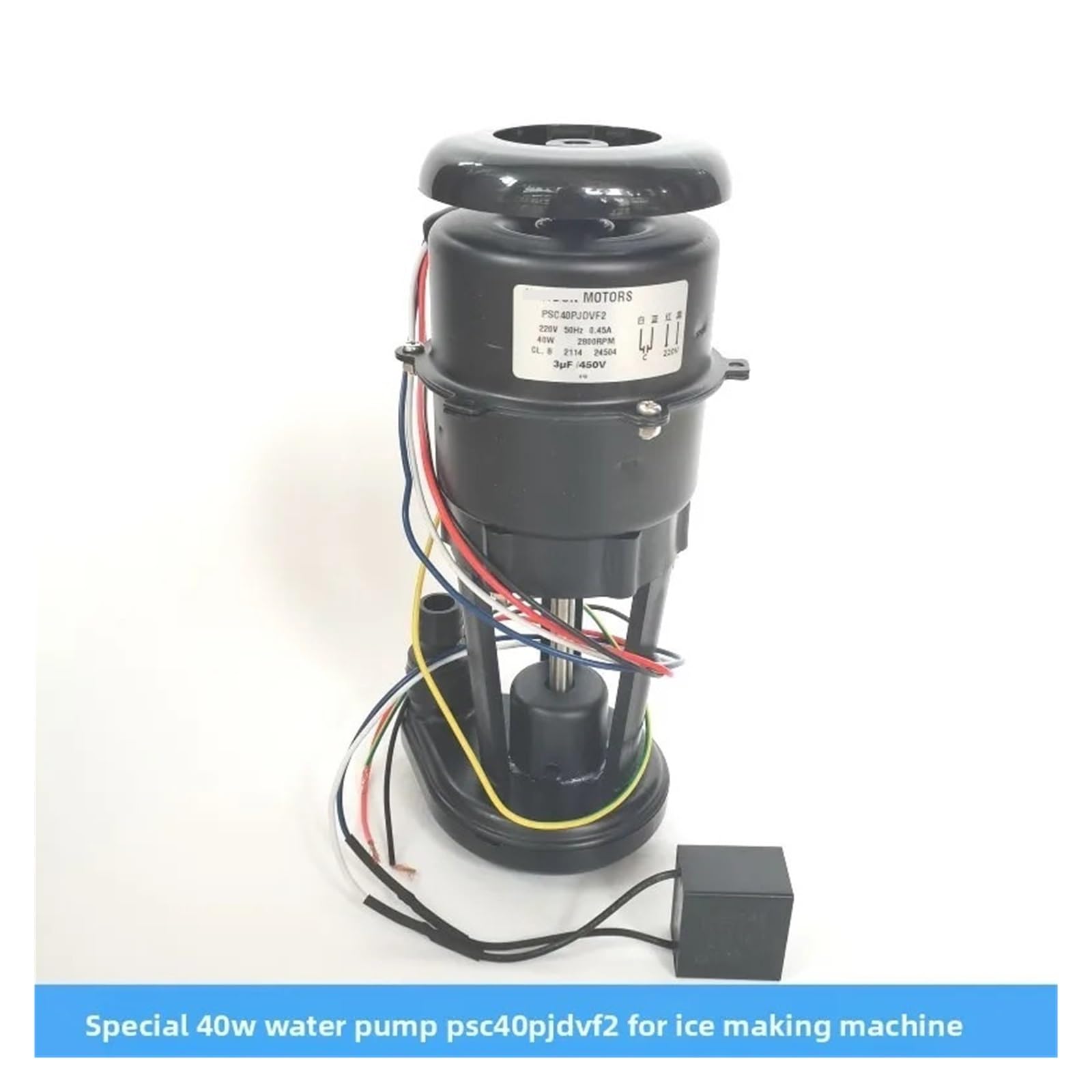 Máquina For Hacer Hielo En Escamas, Bomba De Agua De 40W, Accesorios PSC40P JDVF2, Compatible Con Crescent, Múltiples Protecciones