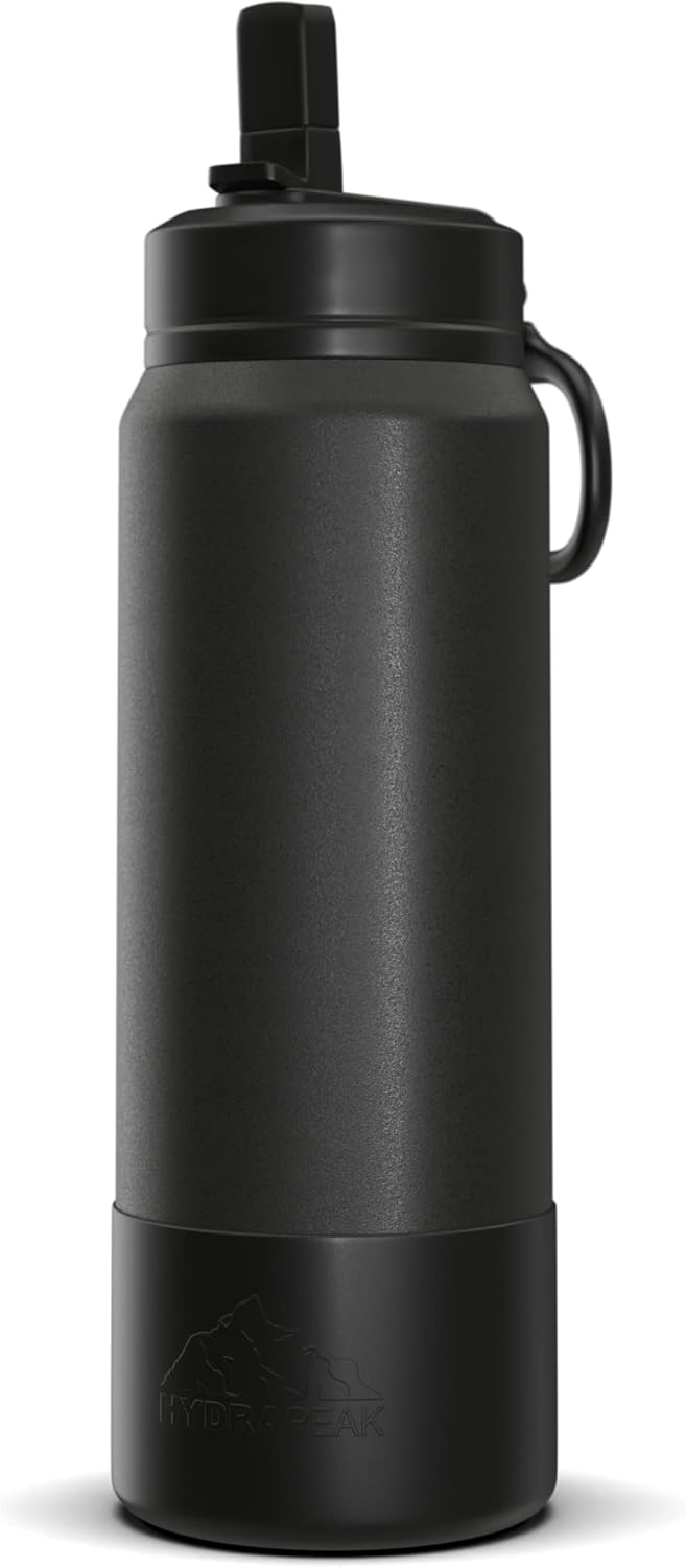 Hydrapeak 26oz Insulated Water Bottle with Straw Lid