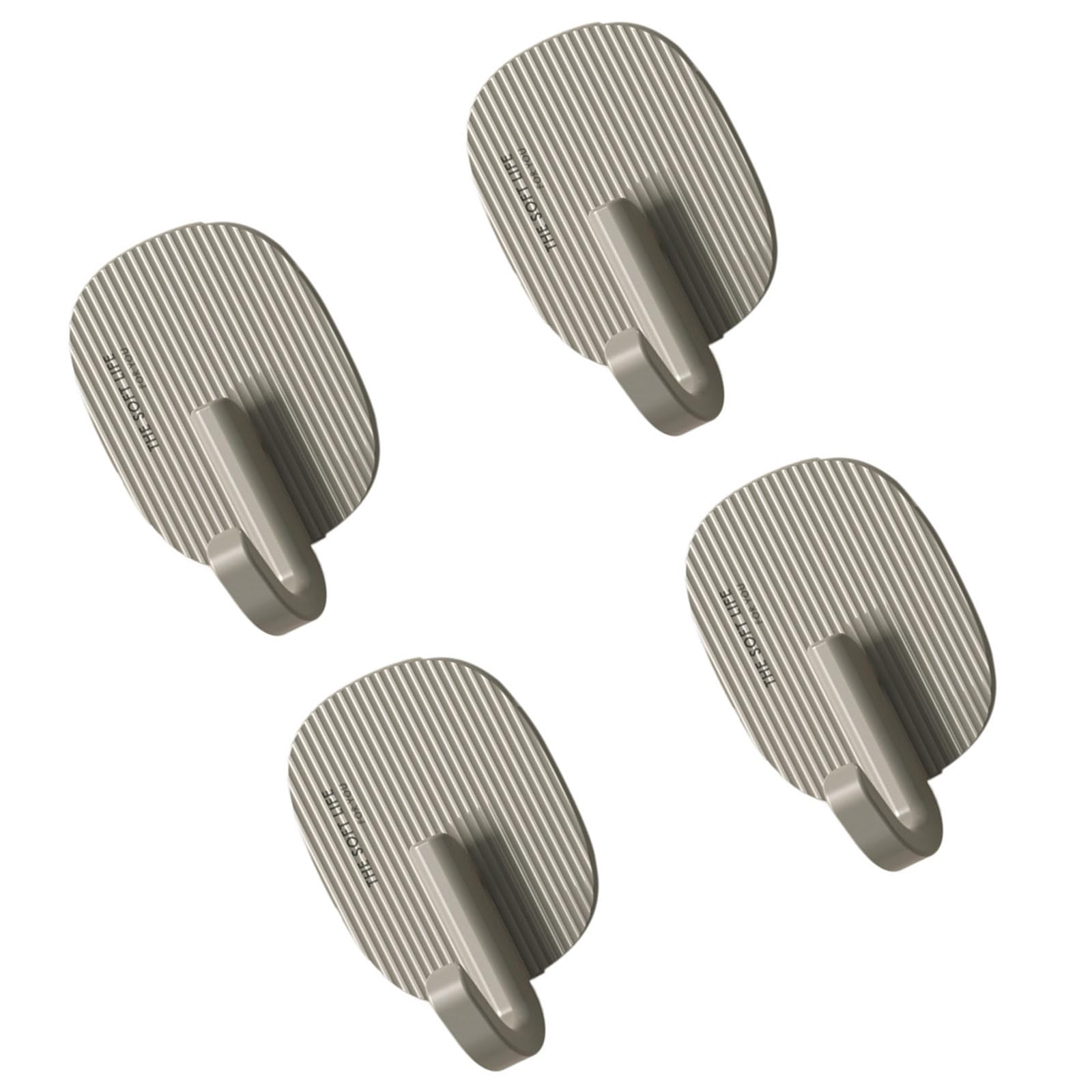 MICFENY Without Damage Adhesive Wall Hook Portable Without Nails Picture Hangers Waterproof Reusable for Home and