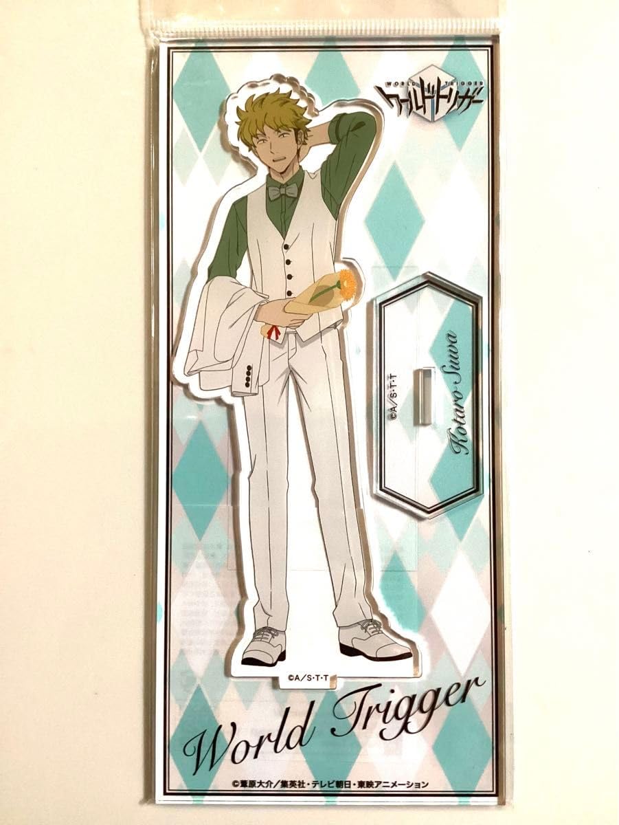 ワールドトリガー ワートリ 諏訪洸太郎 缶バッジ もちマス ブロマイド