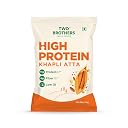 Two Brothers India Farms Khapli Protein Atta (5kg) | Certified Glyphosate-Free | 11g Protein & 6g Fiber Per 2 Rotis | Low GI Emmer Wheat | 2X Protein vs Regular Atta | No Additives | Slow-Milled gallery image