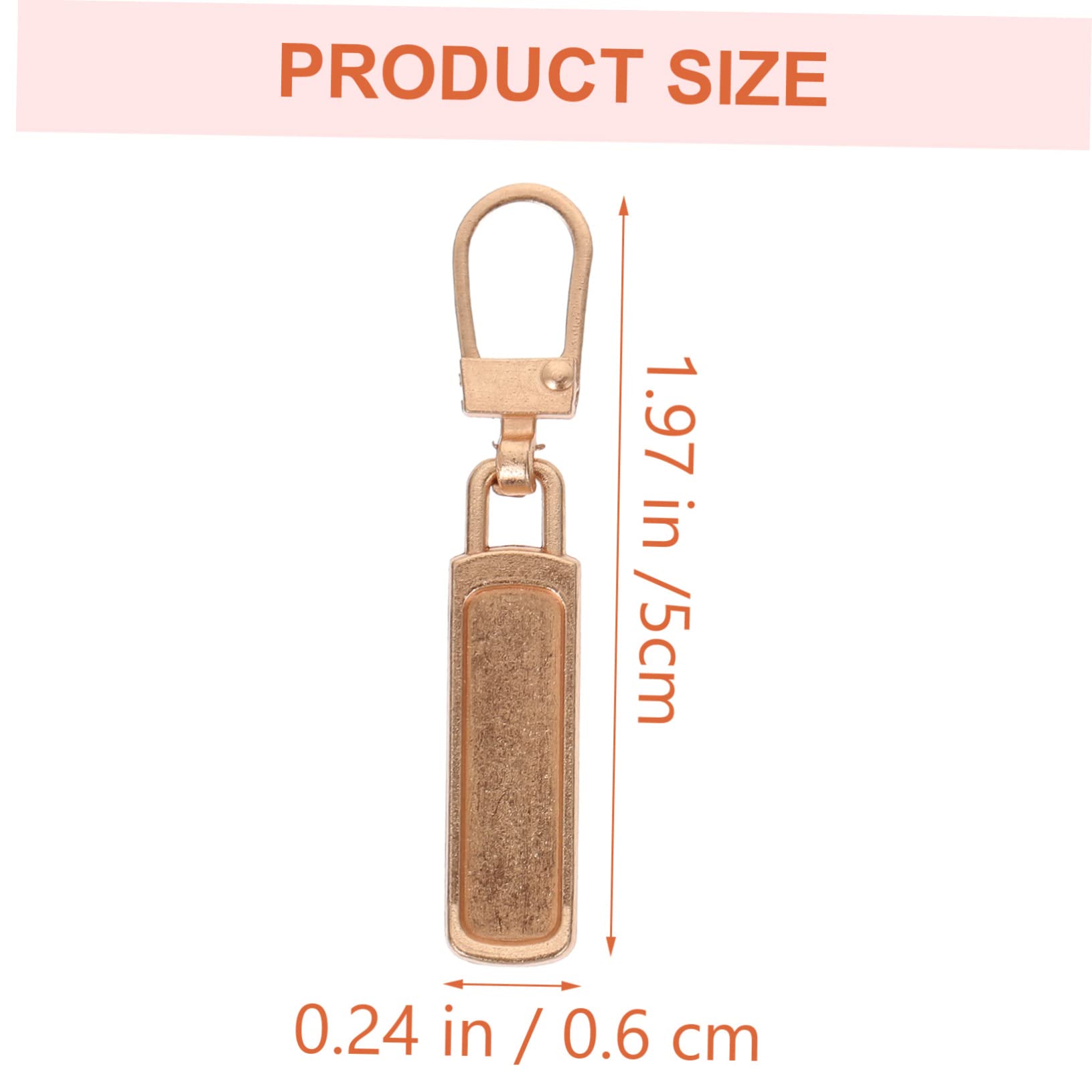 STOBOK 100piezas Kit De Reparación De Cremalleras De Tiradores Desmontables Para Ropa Equipaje y Accesorios Zipper Pulls Reutilizables