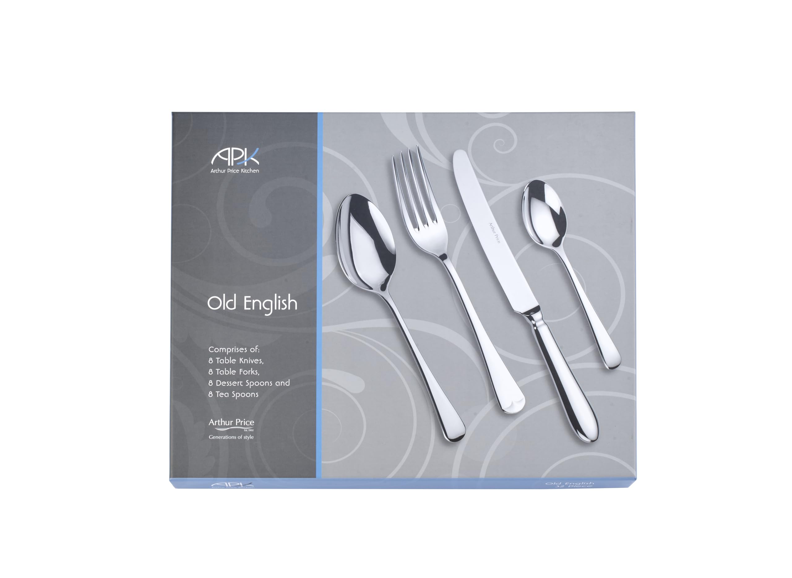 Arthur Price Piece English of England Cutlery Old Set 0 Stainless 