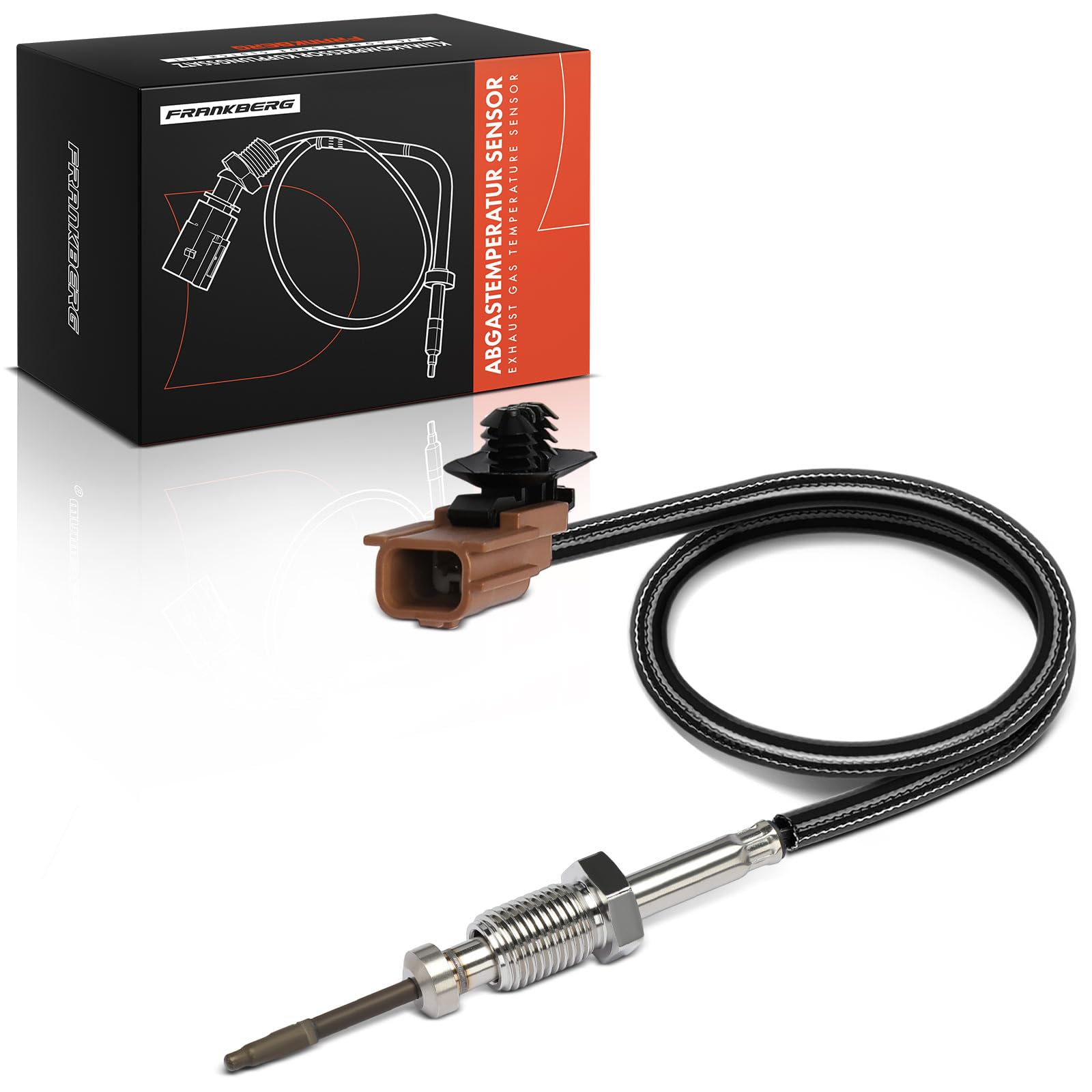 Frankberg Czujnik temperatury spalin Kompatybilny z Nissan Qashqai II J11 Juke F15 Pulsar C13 Note E12 1495600Q1N 226407817R