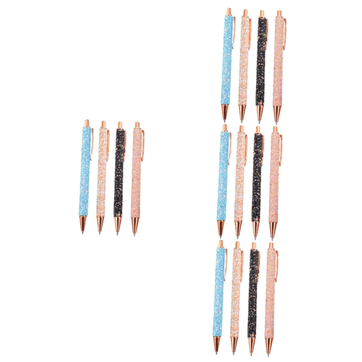 Lurrose Lot De 4 Stylos À Bille Colorés Pour Entreprise Écriture Fluide Nouveauté Publicité Robustes Et Confortables Pour Un Usage Quotidien 4 Pièces X 4