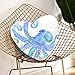 JOCHUAN Cuscini Decorativi per Adolescenti Polpo Rosa Poulpe di Mare Pesce Diavolo Cuscino Decorativo Cuscino Decorativo a Forma di Cuore 13,78 x 13,78 Pollici Regalo per Amici/Bambini/Ragazza /
