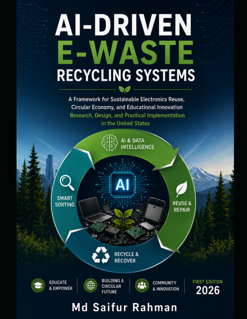 AI-Driven E-Waste Recycling Systems: A Framework for Sustainable Electronics Reuse, Circular Economy, and Educational Innovation