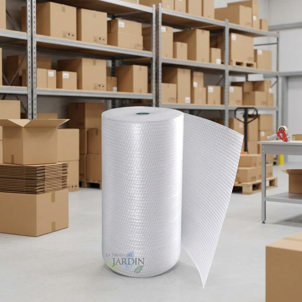 Suinga Luftpolsterfolie, 1 x 160 m, Schutzfilm für Verpackung und Versand | Schutz vor Stößen und Kratzern | Isoliermaterial für Umzug, Lagerung und Verpackung