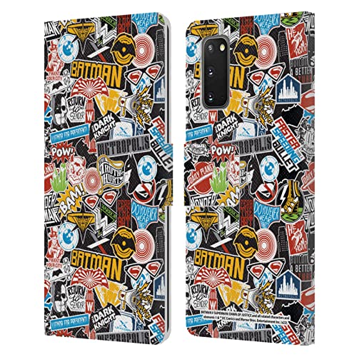 Étui Samsung Galaxy S20 anti-rayure portefeuille cuir Batman V Superman