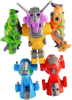 Totority 1 Set Transforming Toys Kids Educational Toys Children Toys Developmental Toys Transforming Robot Kids Robots Transformation Toy Puzzle Mech Warrior Plastic Bricks for Kids