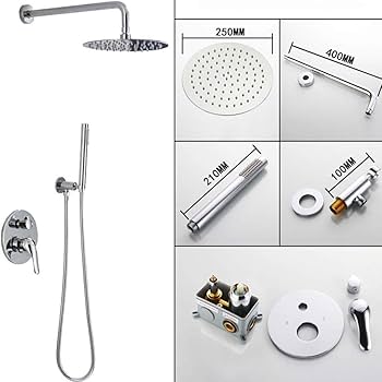 お風呂用品 yn Amazon.co.jp: Zxyan System Bath with Hidden Wall Shower Full