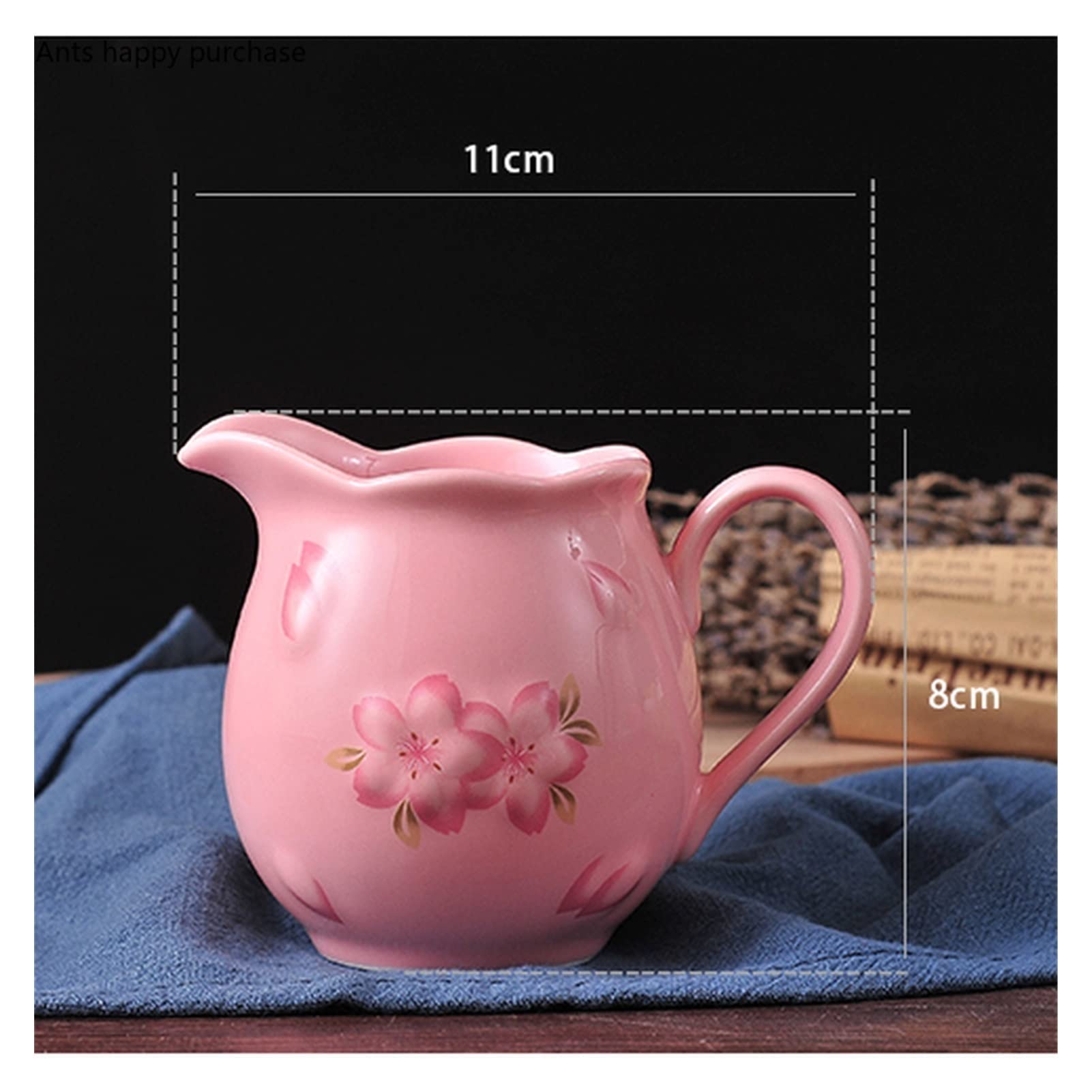 Amazon｜ソースボートグレイビーボートサーブウェア 桜の陶磁器の牛乳