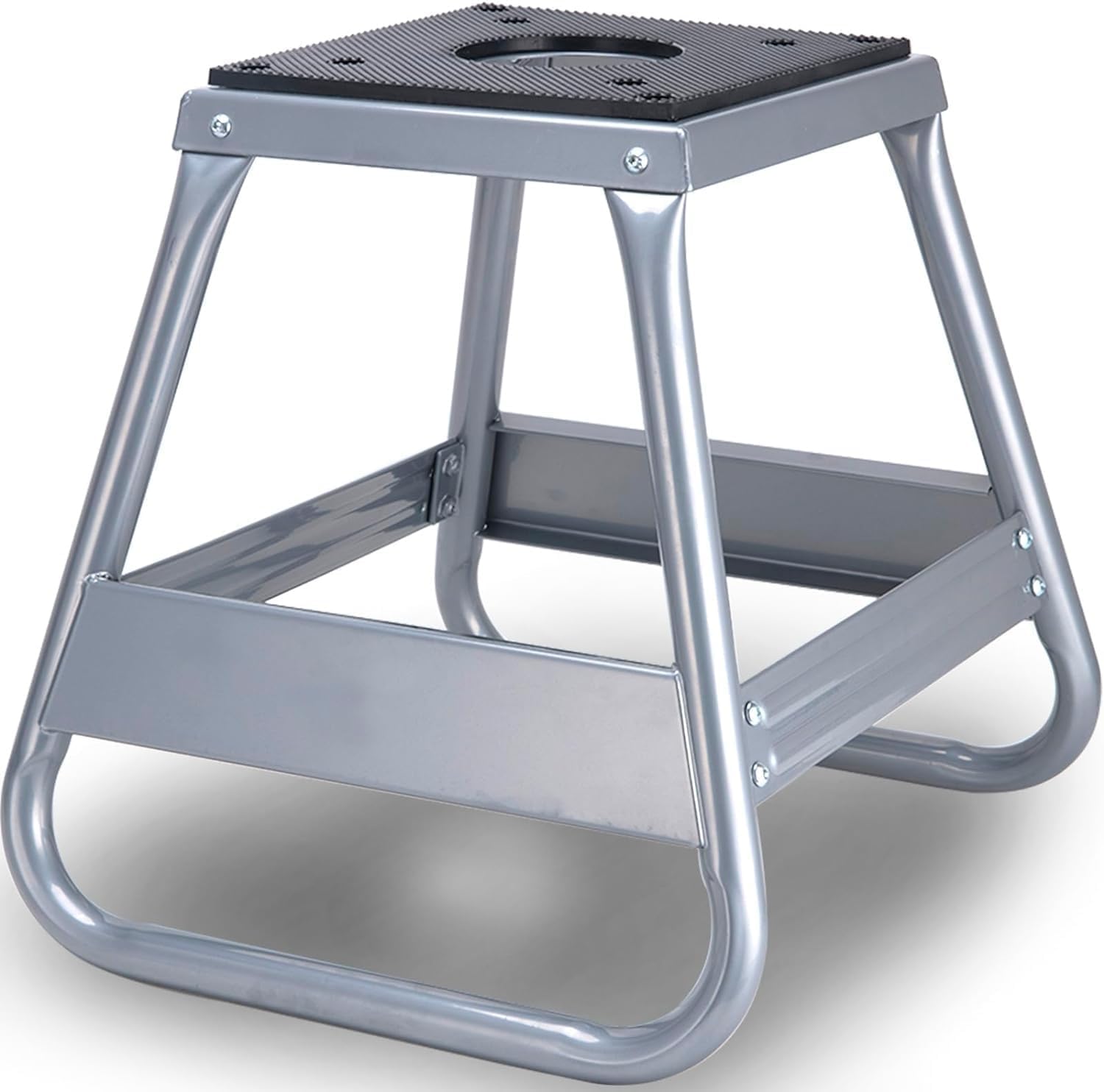THE WHITE SHOP Motorcycle Dirt Bike Panel Stand Moto Maintenance Hoist Lift Jack Removable Trail motocross stand