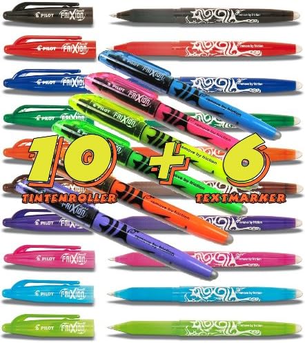 Pilot Frixion Tintenroller Orange – 0,4 Mm, Wiederlöschbar, Mit Gummi-Griffzone