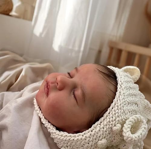 Vista 17 de Zero Pam Muñecas de bebé realistas Reborn de 17 pulgadas de realistc, muñeca de bebé prematuro de silicona que se ve real, bebé recién nacido