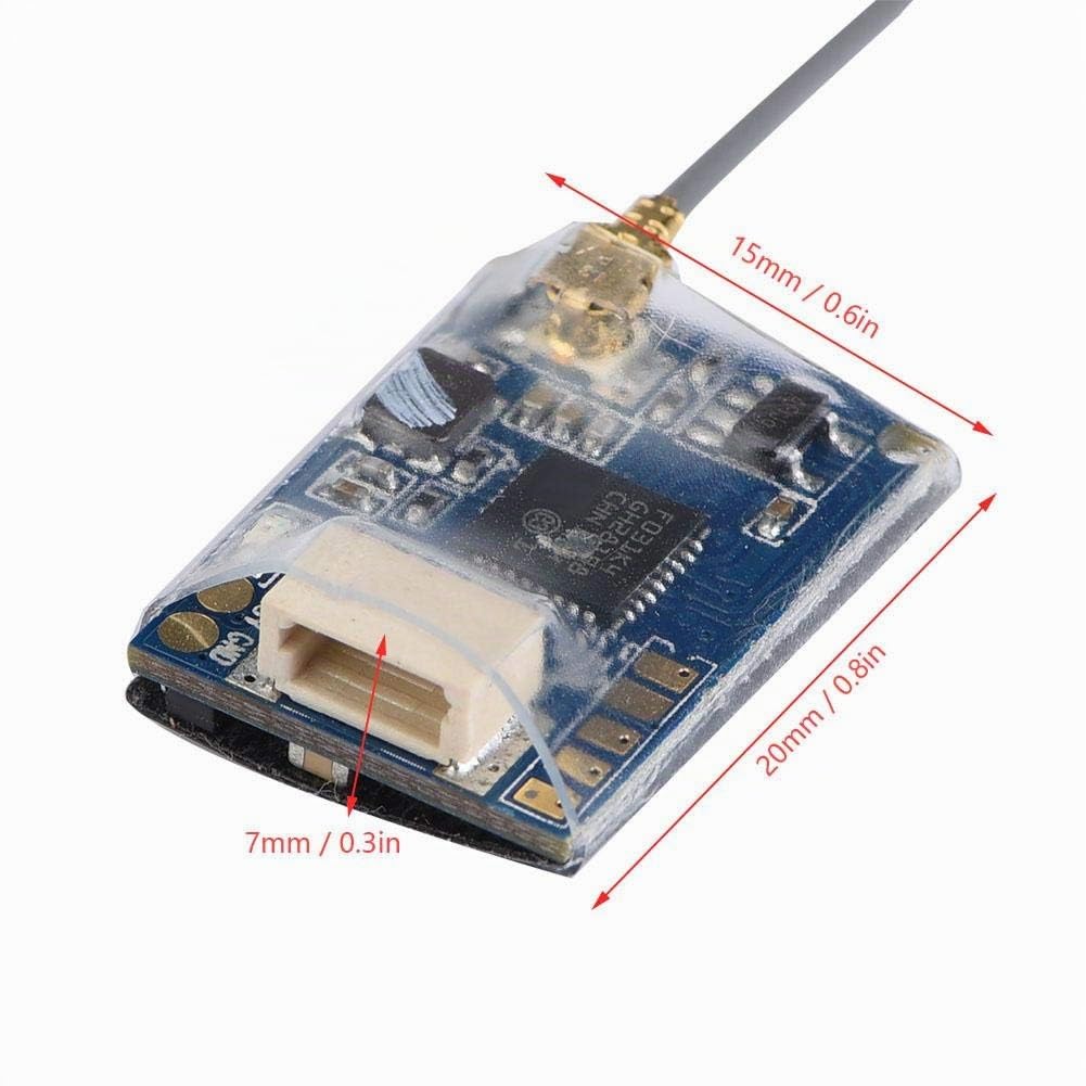 Drfeify Flysky FS-A8S Mini récepteur 8CH avec Sortie PPUS i-Bus SBUS pour FS-i4 FS-i6 FS-i6SAccessoires pour aeromodels