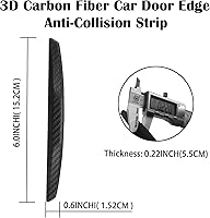 Vista 2 de 4 piezas protectores universales de borde de puerta de automóvil, protector de silicona para parachoques de carrocería de automóvil, moldura