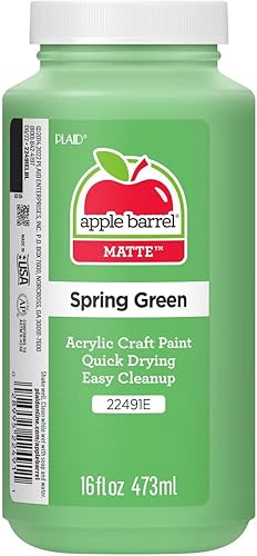 Apple Barrel 22491E ACRYLIC PAINT, 16 oz, Spring Green
