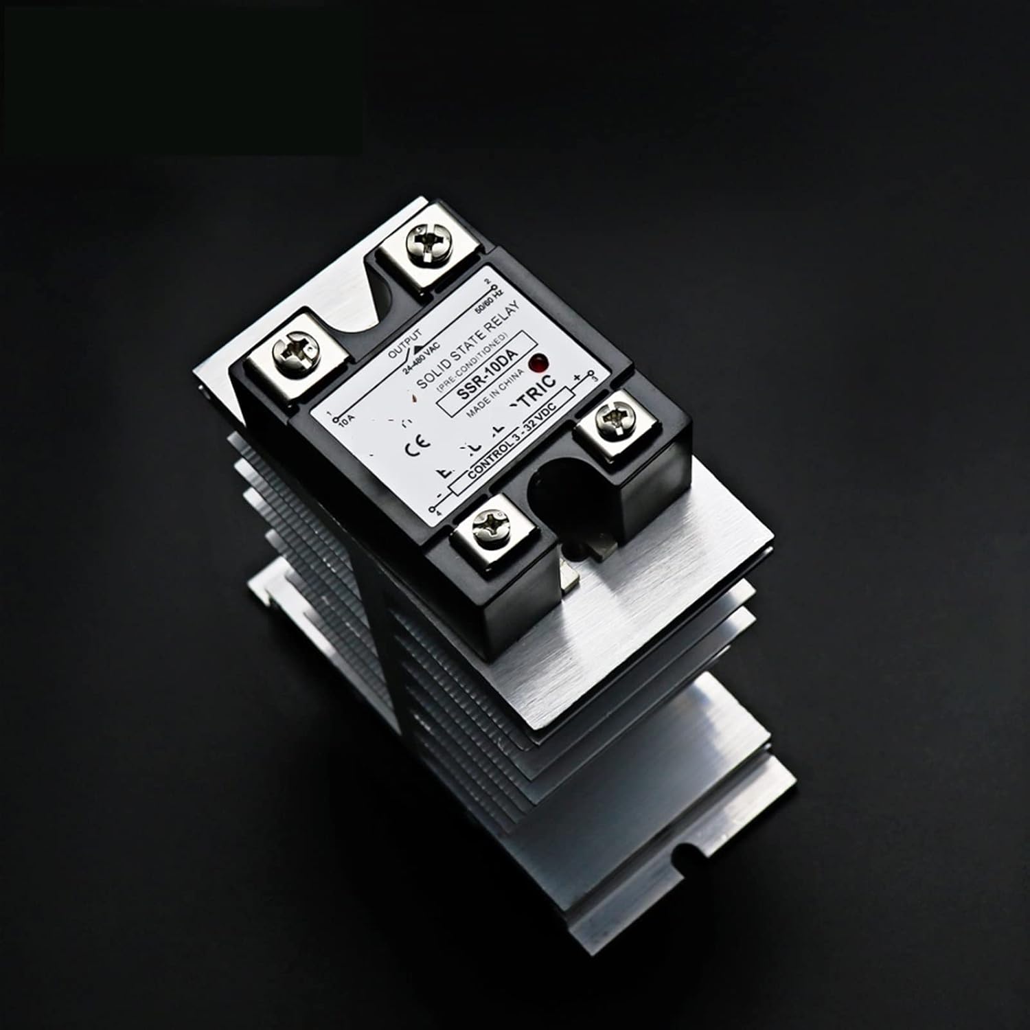 Radiator for Single Phase 10A 25A 40A 60A 80A 100A 120A 150A Aluminum Heat Sink SSR-10DA 25DA 40DA 1 Solid State Relay 1Pcs