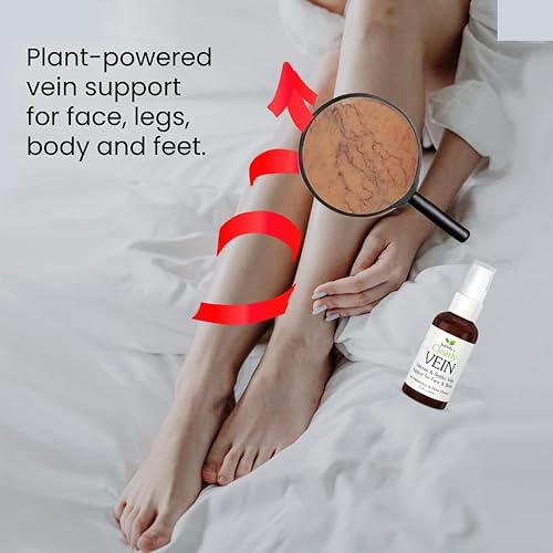 Miniatura 5 de Isabella's Clearly VEIN, el mejor tratamiento natural de venas varicosas y arañas vasculares para piernas, cara, cuerpo | Aceites esenciales y