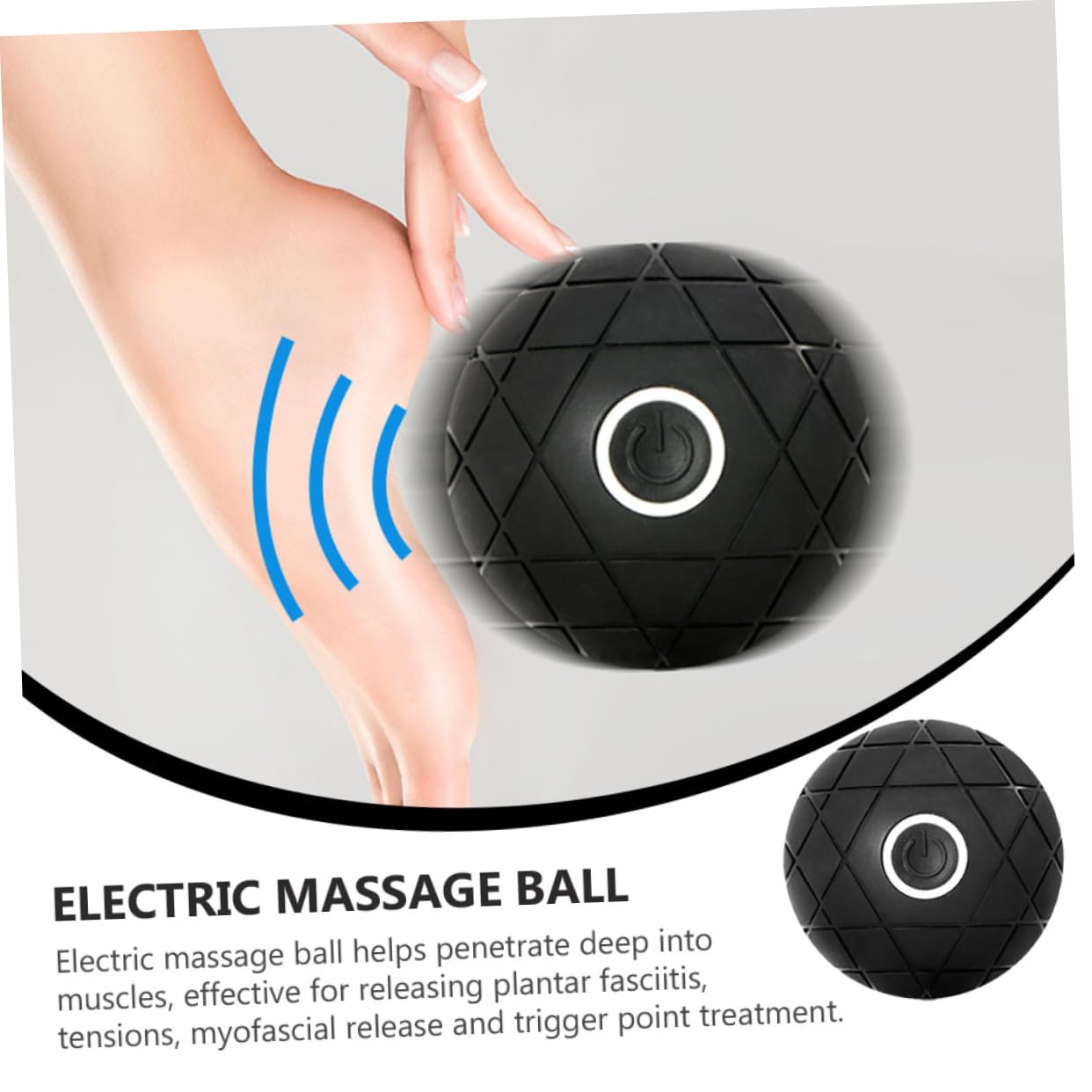 Healvian bola de masaje de vibración massage roller masajeadores eléctricos bola de vibrante de vibratoria electrica de recargable rodillo de pelota de yoga