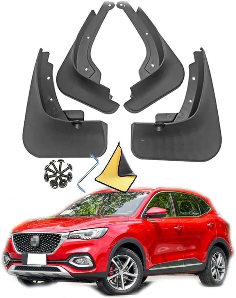 WeiYH No Drill Mud Flaps for Car Front Rear Wheel for MG HS 2018-2023