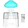 Diffuserlove Rain Diffuser Cloud Humidifier 450ML Diffuser Water Drip Waterfall Lamp Mushroom Humidifier (Size: 6.54''x10.5''