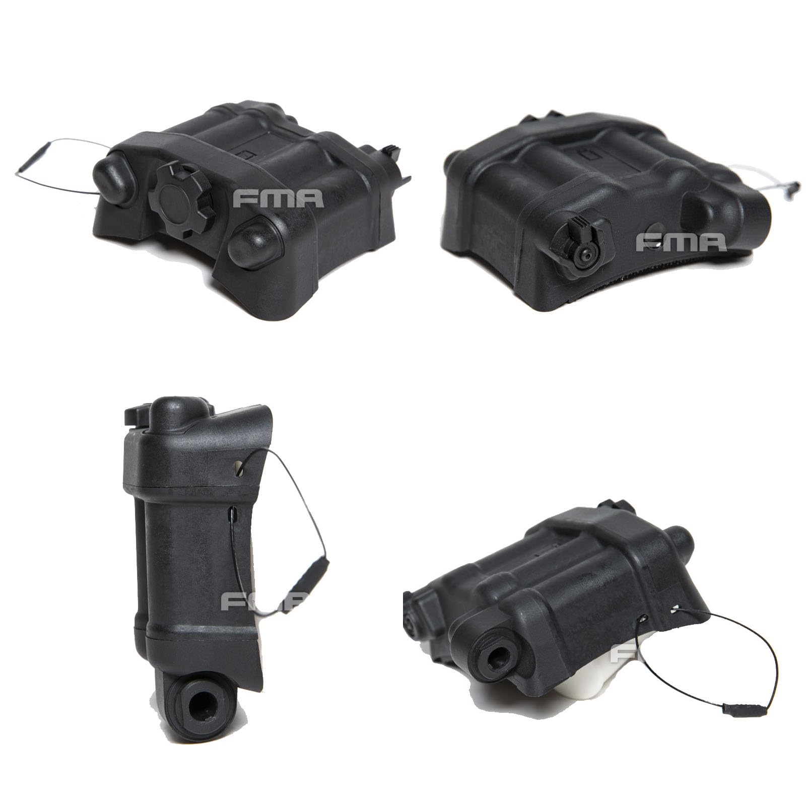 FMA Boîtier de batterie tactique pour casque de paintball NVG AN/PVS-31, modèle factice sans fonction