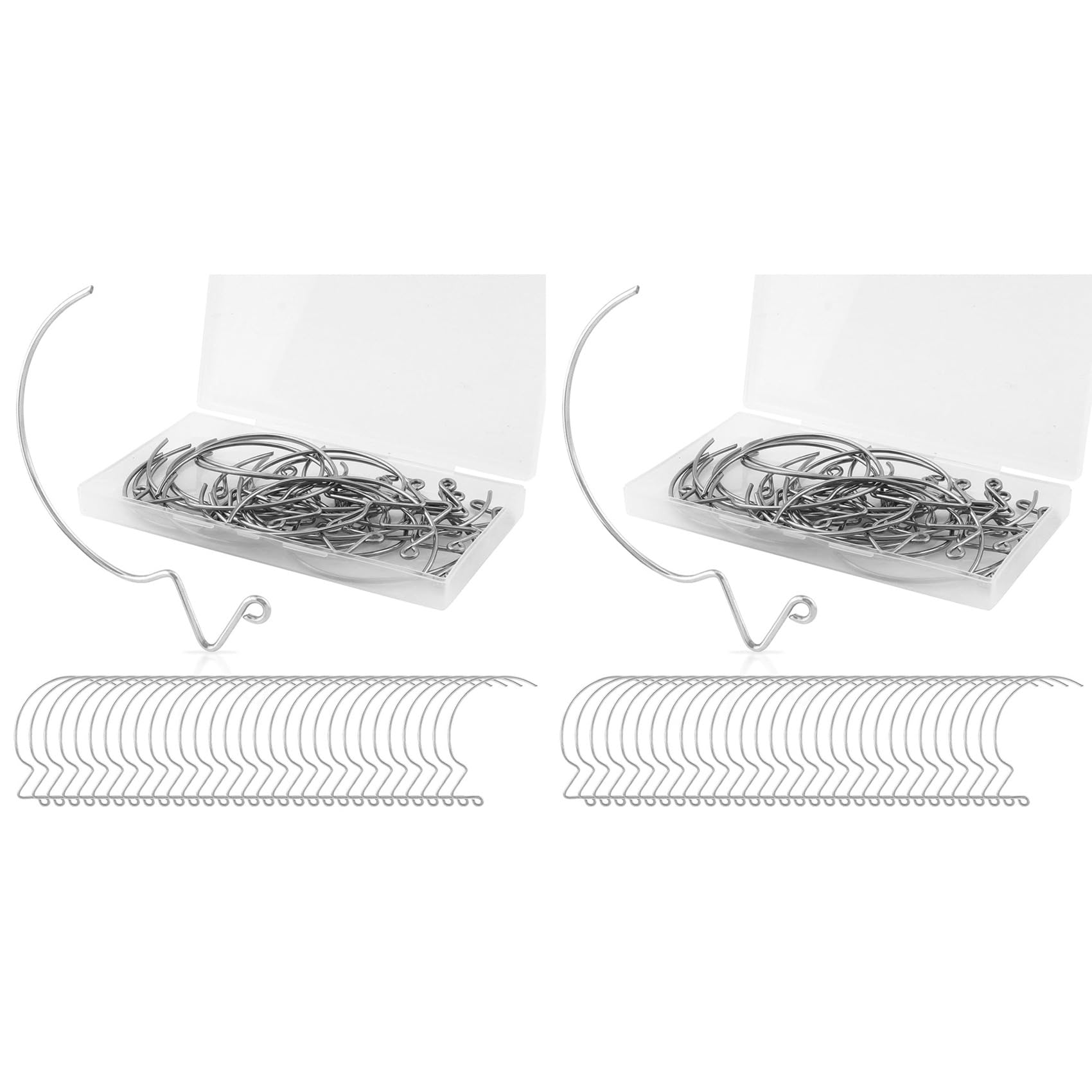 Vjsujehgy 60 Pcs Monkey Hooks Super Hooks Stainless Steel Monkey Hooks Picture Hangers Wall Hangers Without Nails Wall Hooks