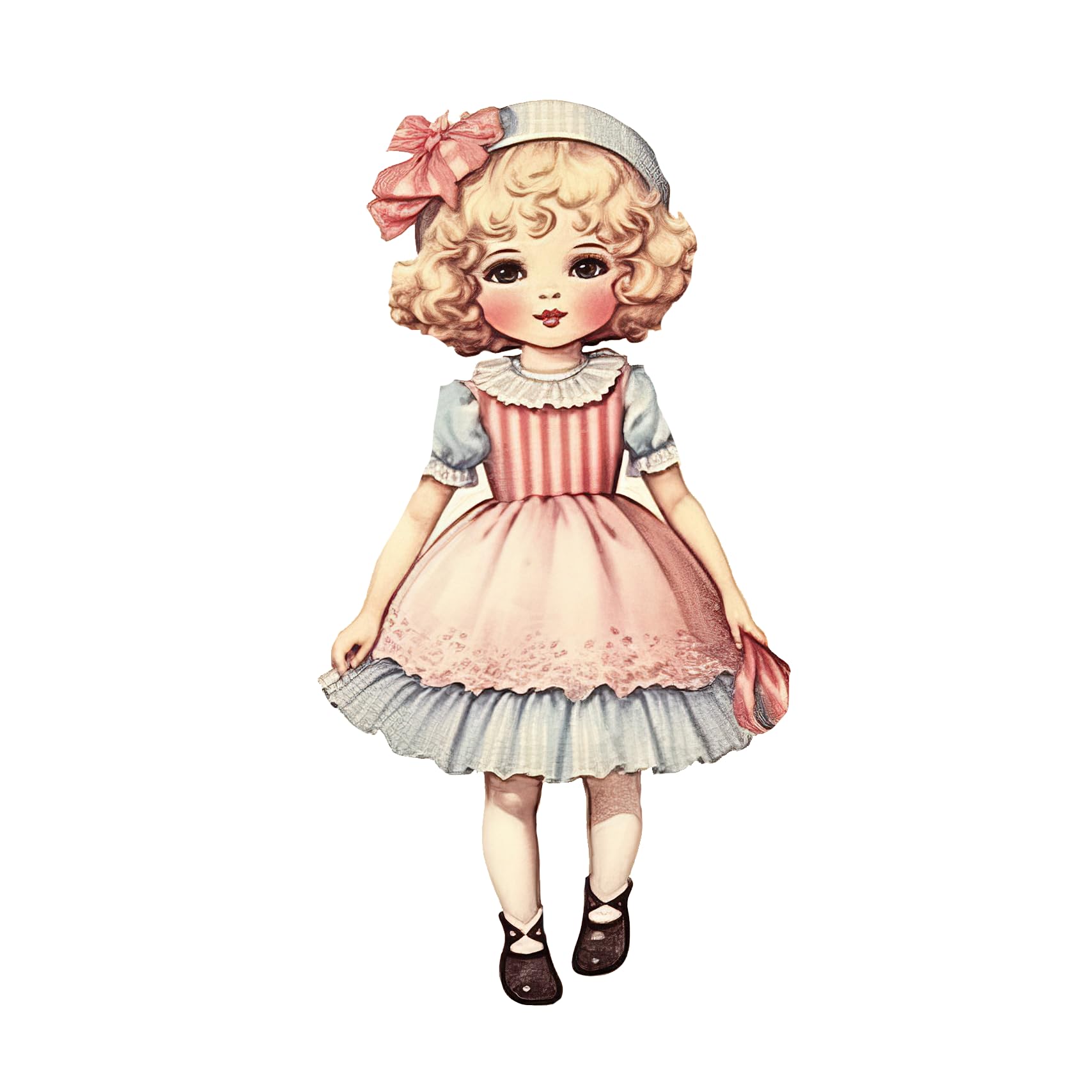 Vintage Doll Retro Figure Carol Sticker Vinyl Decal Gift Car Bumper Laptop Home Deco Window Wall Truck