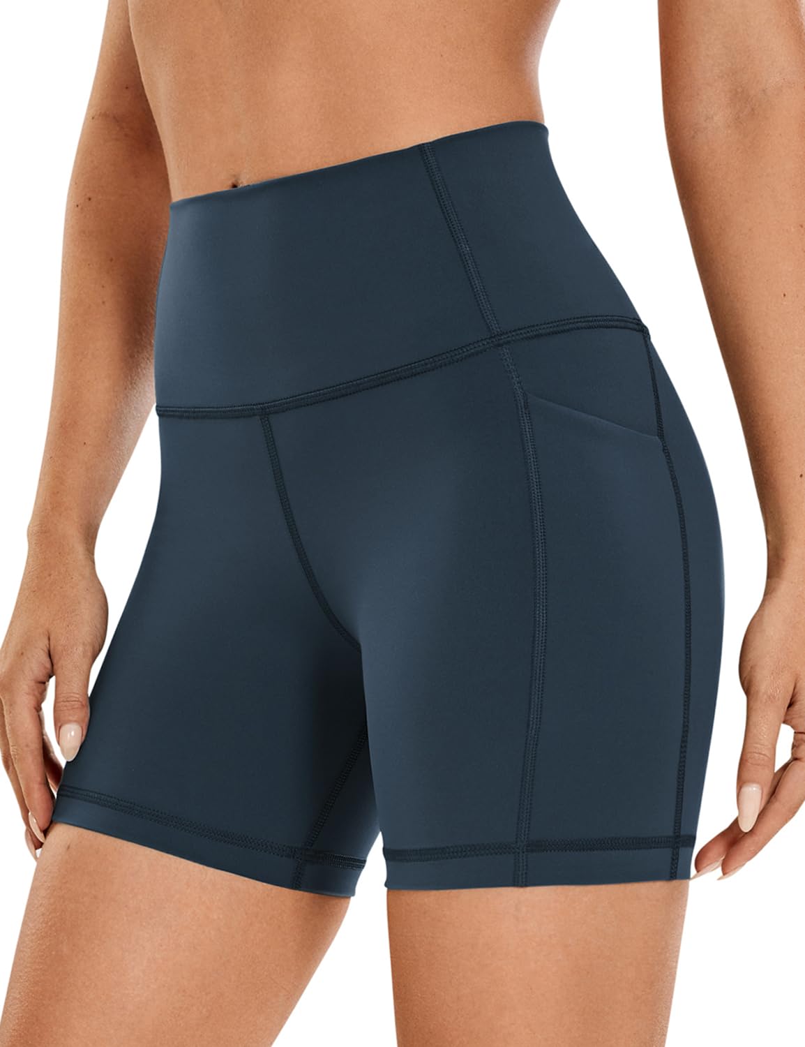 CRZ YOGA Biker Shorts Pockets 5"
