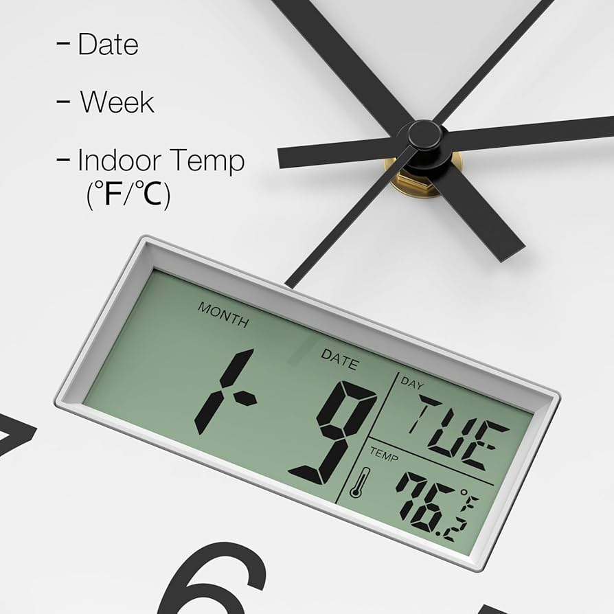 置時計12 Amazon.co.jp: Zgrmbo 12インチ アトミック アナログ 壁掛け時計