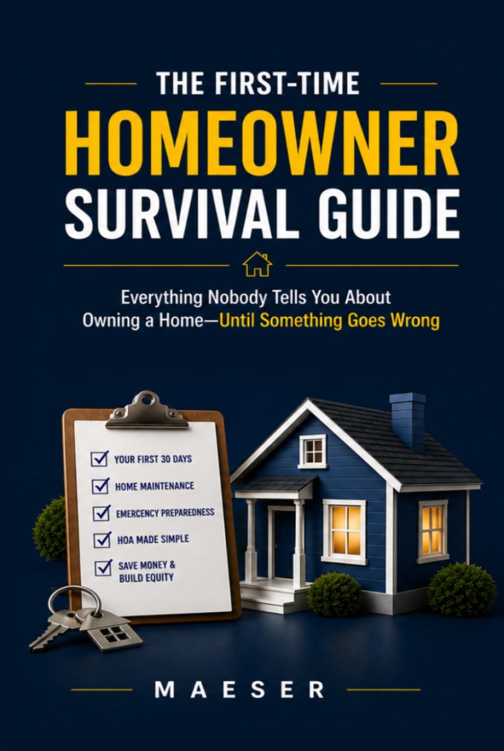 The First-Time Homeowner Survival Guide: Everything Nobody Tells You About Owning a Home — Until Something Goes Wrong