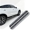 Estribo lateral con barra de protección compatible con Kia Sonet 2022-2025 | Aluminio; compatible con KIA SONET 2022-2025, 2 piezas, con soportes 3