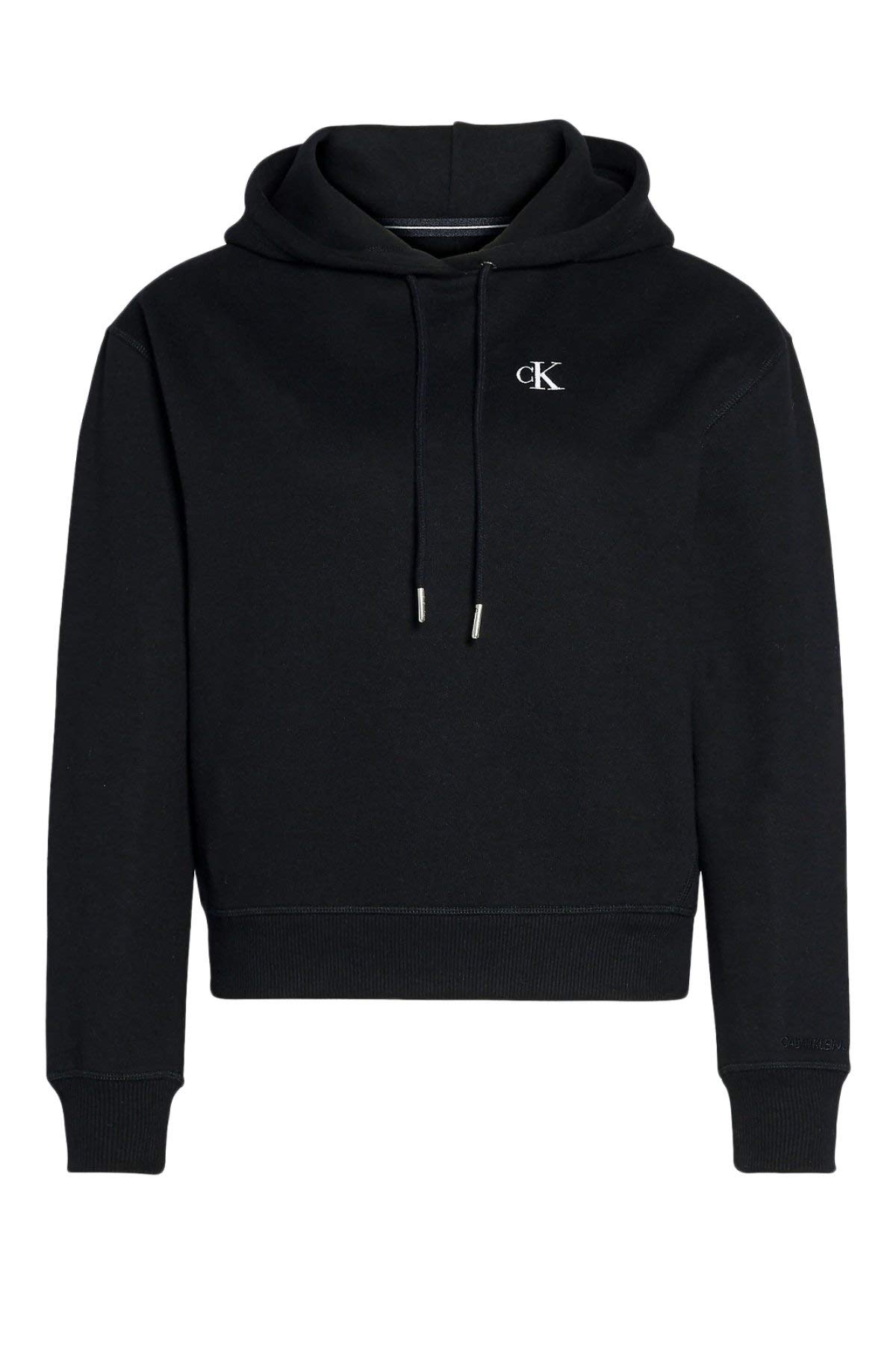 Calvin Klein CK EMBROIDERY HOODIE Kadın Sweatshirt Ck Black L