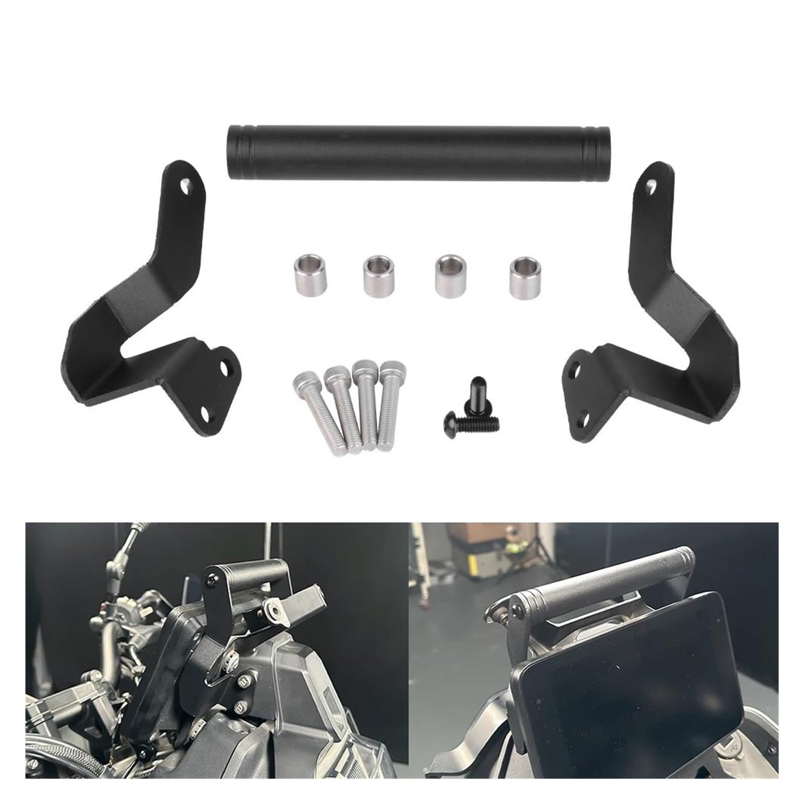 GPS Motocicleta Soporte Soporte Vibración para Estabilizador Tablero para SRT600 2024 Accesorios para Motocicleta Soporte para Teléfono Celular Y Navegación GPS Soporte Navegación