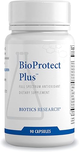 Biotics Research BioProtect Plus protege el cuerpo del daño oxidativo, apoya la salud general, la salud inmunológica, la salud cardiovascular.