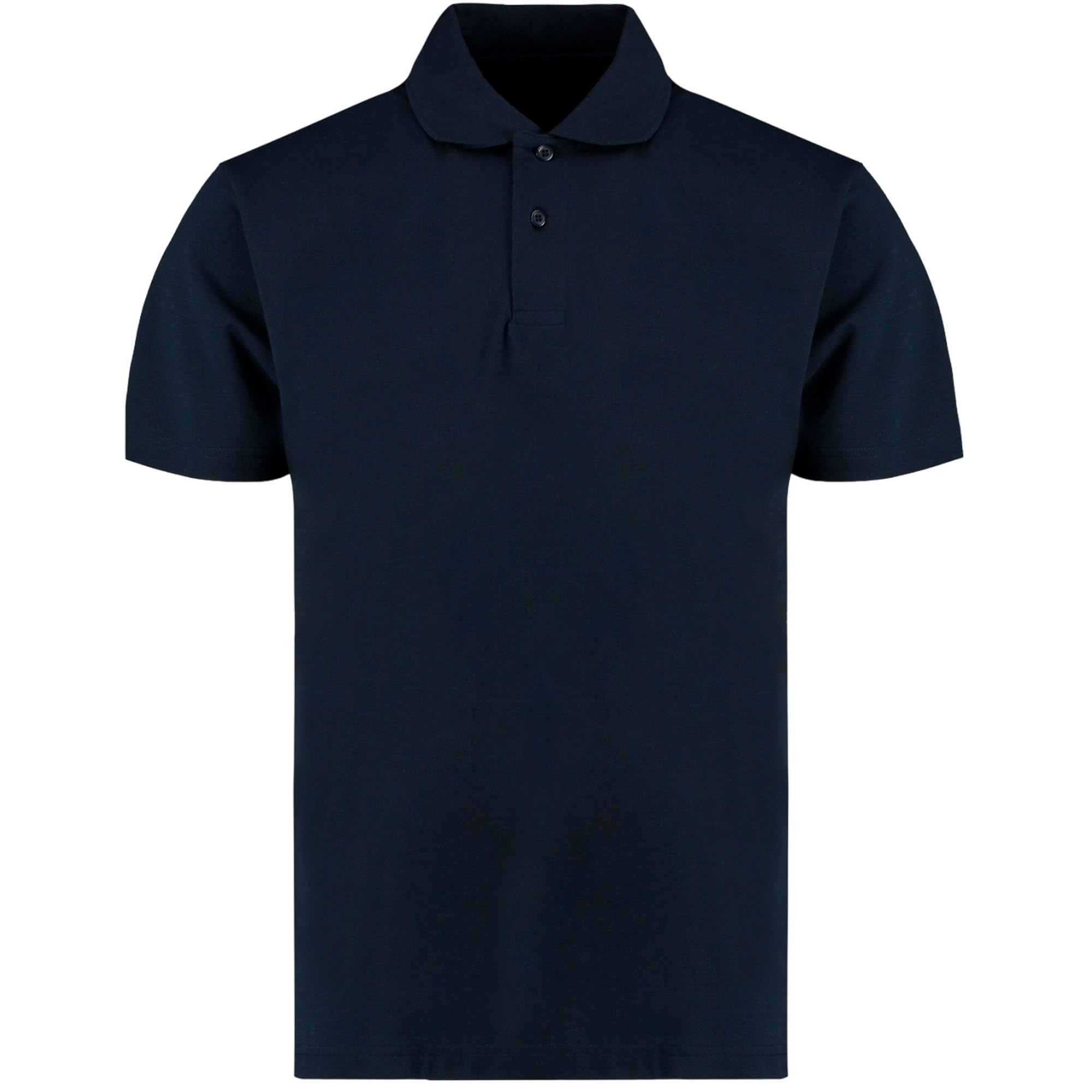 Kustom Kit Mens Short Sleeve Polo Shirts, Navy Blue, Medium. KK422
