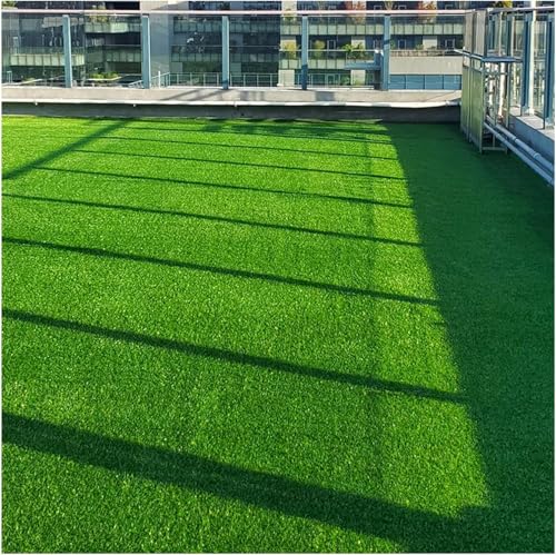 Alfombra de césped sintético, Alfombra de césped Artificial Premium para Mascotas, Alfombra de césped sintético de 2 cm de Grosor para Patio, balcón, Entrada y jardín Trasero - Sol