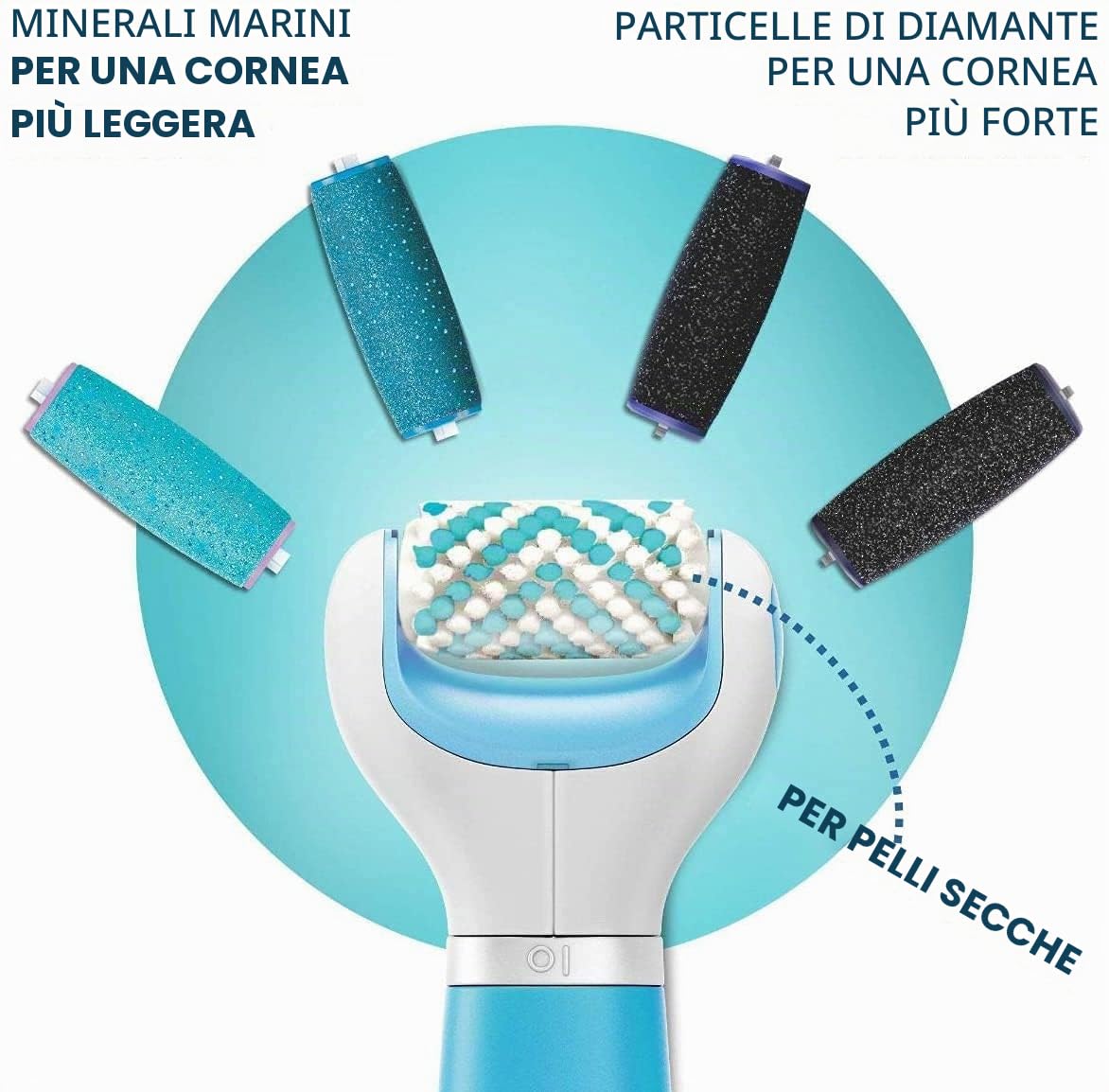 Scholl Velvet Smooth Cristalli di diamante Set di cura del tallone
