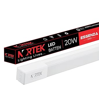 Nortek Essenza Led Tube Lights For Home 20 Watt Led Tube Light For Living Room, Bedroom, Office, Commercial And Industrial Cost-Saving LED Light (Cool White, Pack of 1)