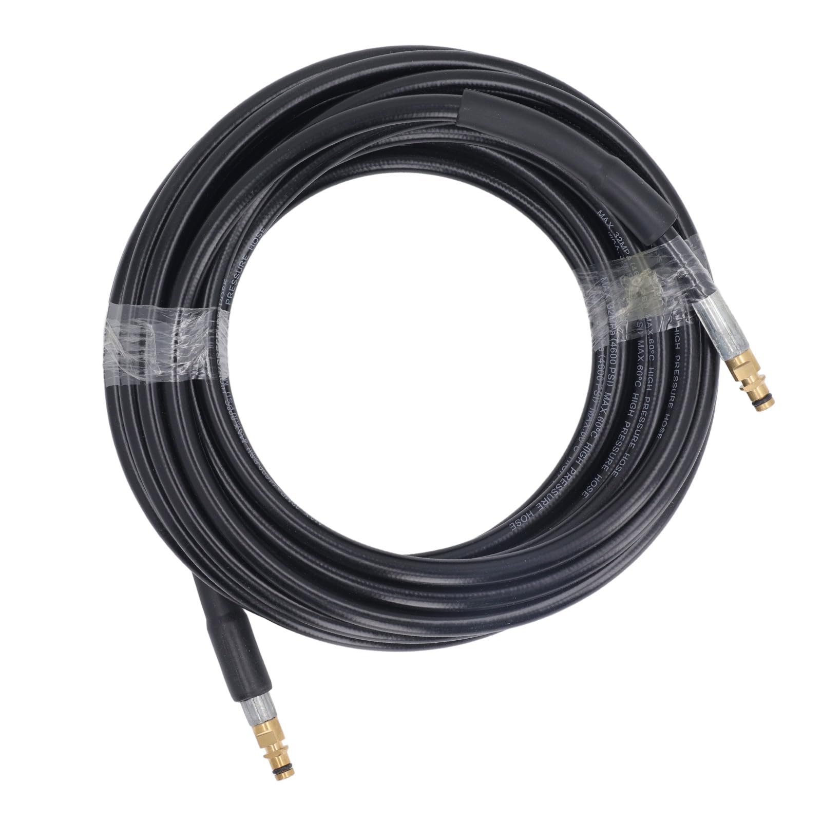 Respicefinem 10M 4600PSI High Pressure Water Cleaning Hose Compatible With Karcher K2 K3 K4 K5 K6 K7 Pressure Washers Made Of Rubber With High Strength Steel Wire And Rubber