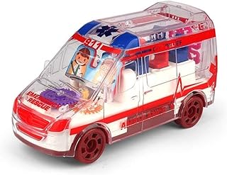 سيارة بوليس مع أنوار بتروس بارزة – لعبة تفاعلية للأطفال مع مؤثرات صوتية