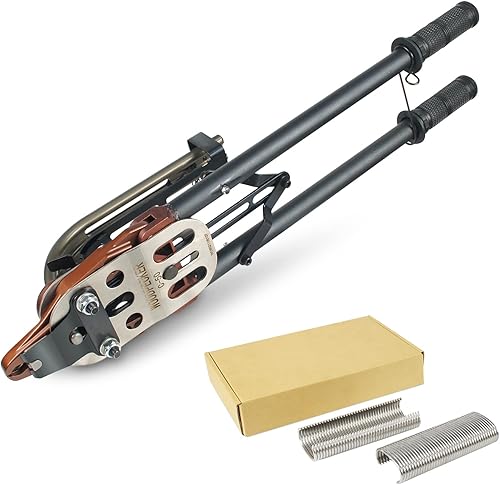 Woodpecker C50 - Alicates manuales de calibre 11 de 0.512-0.551 in de diámetro de cierre con 320 anillos C50 de aleación de zinc y aluminio