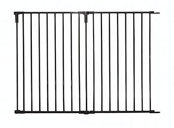 Regalo 36-Inch Wide 2 Panel Extension Kit for Home Decor Super Wide Adjustable Gate Extension Kit, Black